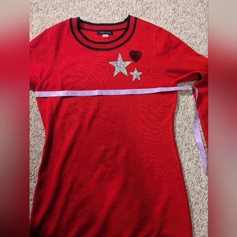 Valentine ready Tommy Hilfiger sweater dress, size S